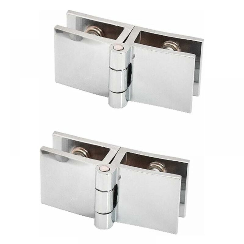 foto del prodotto cyslmuk 2 pezzi 180 gradi cerniera per porta in vetro senza foratura cerniera in vetro clip in vetro per spessore vetro 5 mm 8 mm ymyny