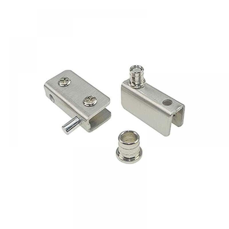 foto del prodotto cyslmuk 2 pezzi 40x14mm cerniera per porta in vetro senza telaio cerniera per porta in vetro in acciaio inossidabile clip per vetro