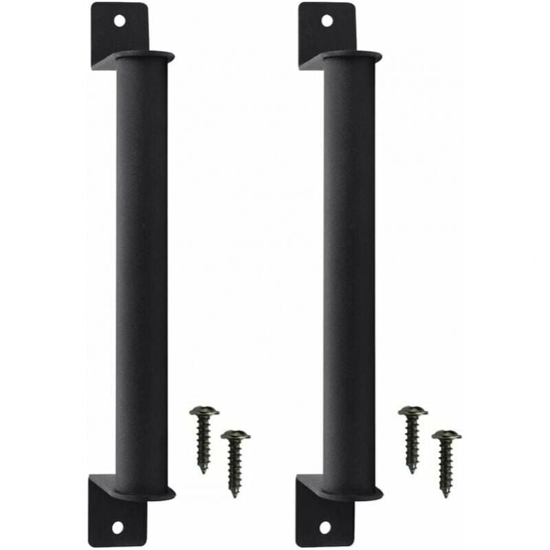 foto del prodotto cyslmuk 2 pezzi maniglia per porta scorrevole in acciaio al carbonio resistente maniglia per porta scorrevole in stile retr con viti per porte
