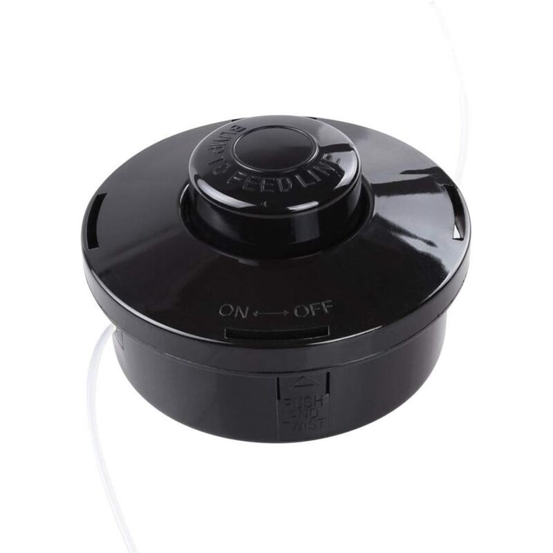 foto del prodotto cyslmuk 2 pezzi testine universali in nylon per decespugliatore a benzina,nero
