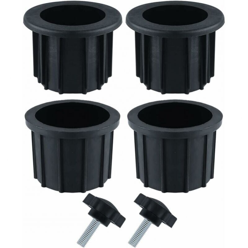 foto del prodotto cyslmuk 2 set 6 pezzi accessori per ombrellone da balcone, 4 anelli per fori per ombrellone e 2 viti con pomello, accessori per supporto