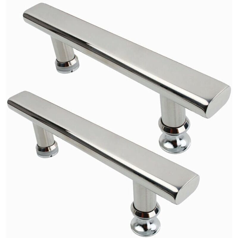 foto del prodotto cyslmuk 2 x 145mm maniglie per porta doccia in acciaio inossidabile cromato per bagno e cucina loy