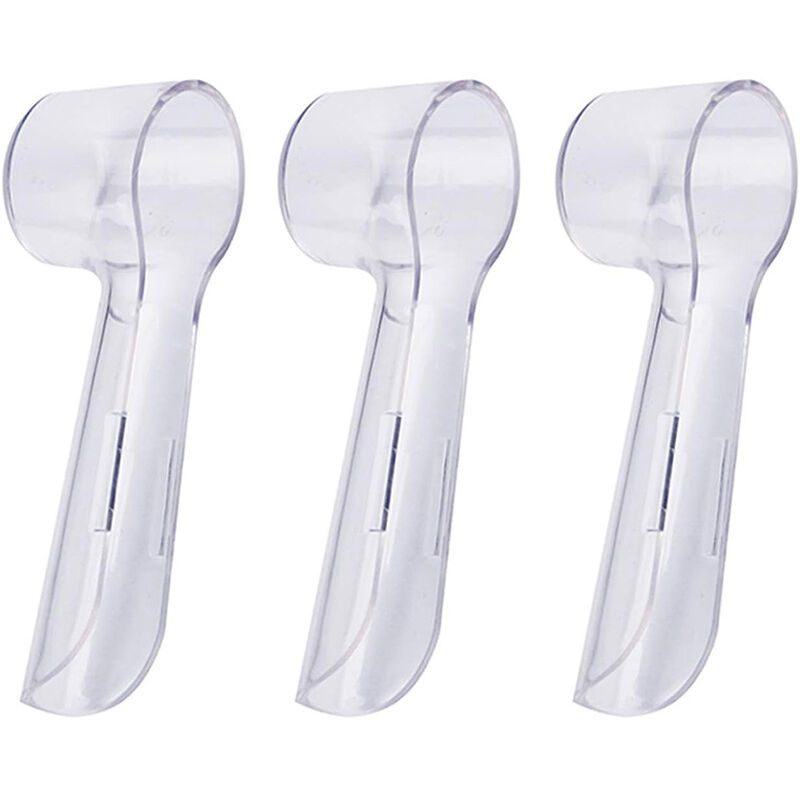 foto del prodotto cyslmuk 20 pezzi copri testina trasparente oral b, copri spazzolino elettrico, comodo per i viaggi e tiene lontano la polvere per una salute