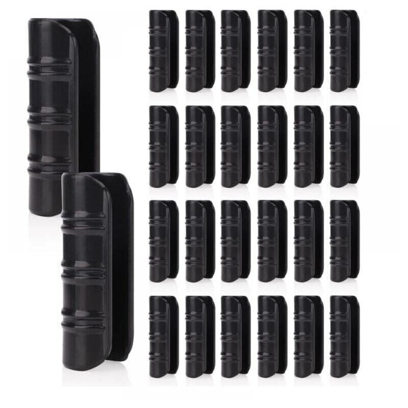 foto del prodotto cyslmuk 24 pezzi clip per tubi da giardino, clip in plastica per kit di connettori per morsetti per tubi per pellicole per serre, per capannoni con
