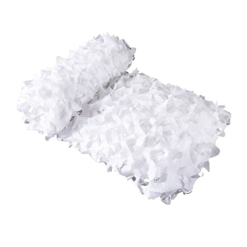 foto del prodotto cyslmuk 3x4m rete mimetica bianca rettangolare vela ombreggiante rete mimetica ombreggiante, bianco ymyny