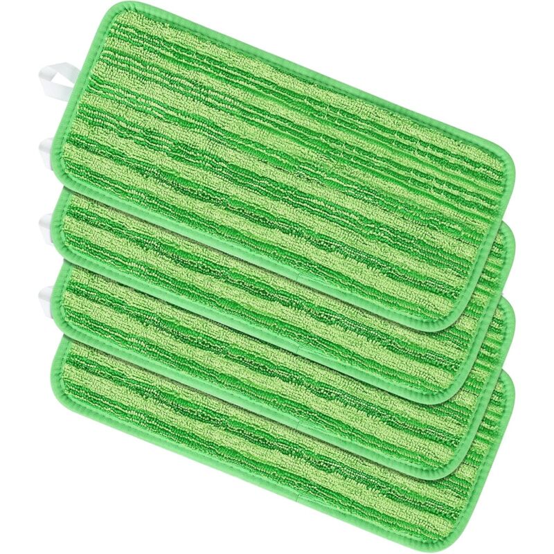 foto del prodotto cyslmuk 4 panni di ricambio, spray in microfibra per jet mop, panno di ricambio 65x13 cm verde 