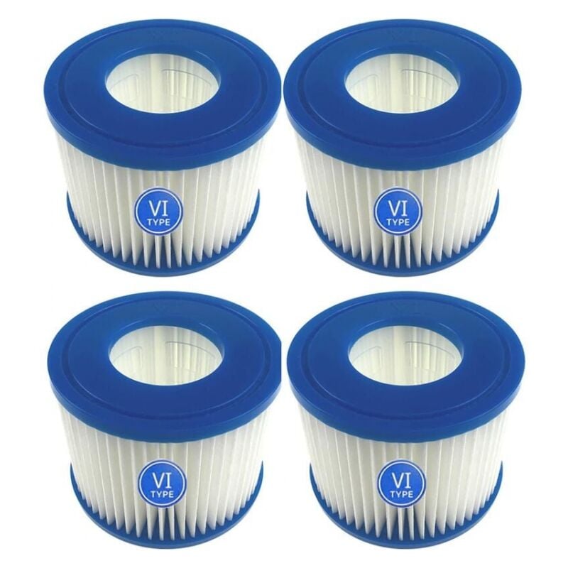 foto del prodotto cyslmuk 4 pezzi cartucce filtro di ricambio per lay z spa bestway flowclear bestway spa tipo vi piscina