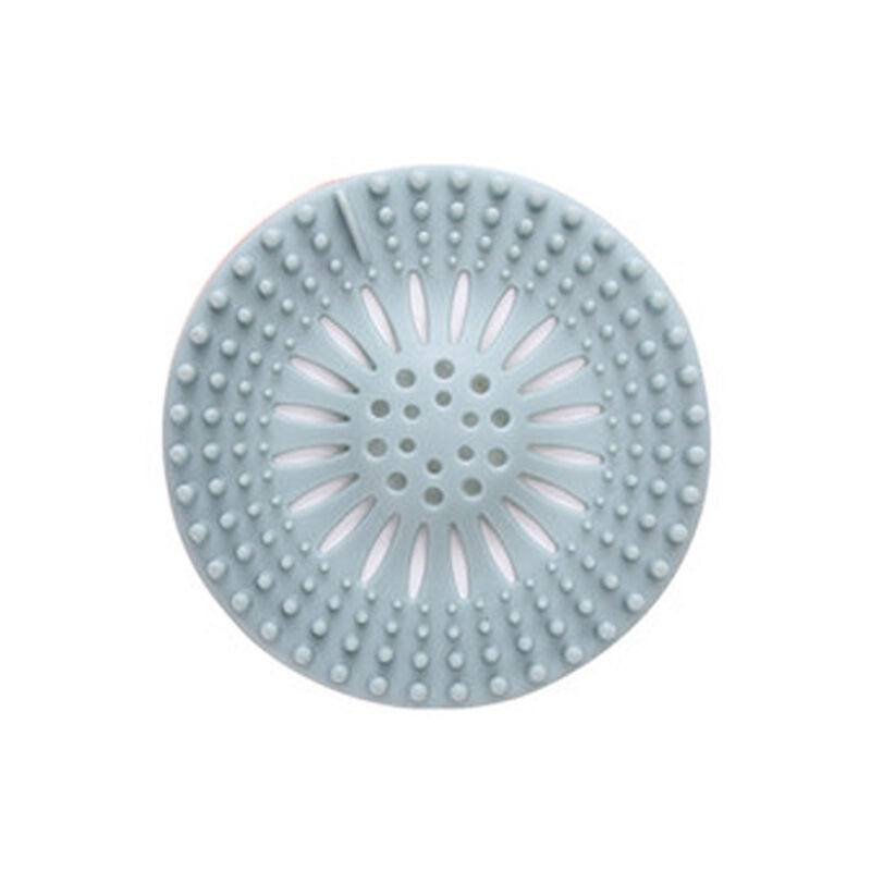 foto del prodotto cyslmuk 4 pezzi copriscarico doccia, filtro per cattura capelli in silicone per doccia, tappo per cattura capelli con ventosa per cucina e bagno