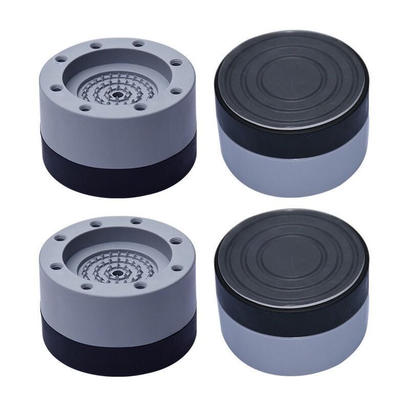 foto del prodotto cyslmuk 4 pezzi piedini per lavatrice anti vibrazione piedini per lavatrice anti scivolo piedini in gomma per lavatrici e asciugatrici,3.5cm