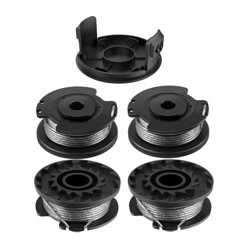 foto del prodotto cyslmuk 5 bobine di ricambio f016800569 per tosaerba bosch easygrasscut, bobine di ricambio per decespugliatore f016800385 compatibili con art 23sl