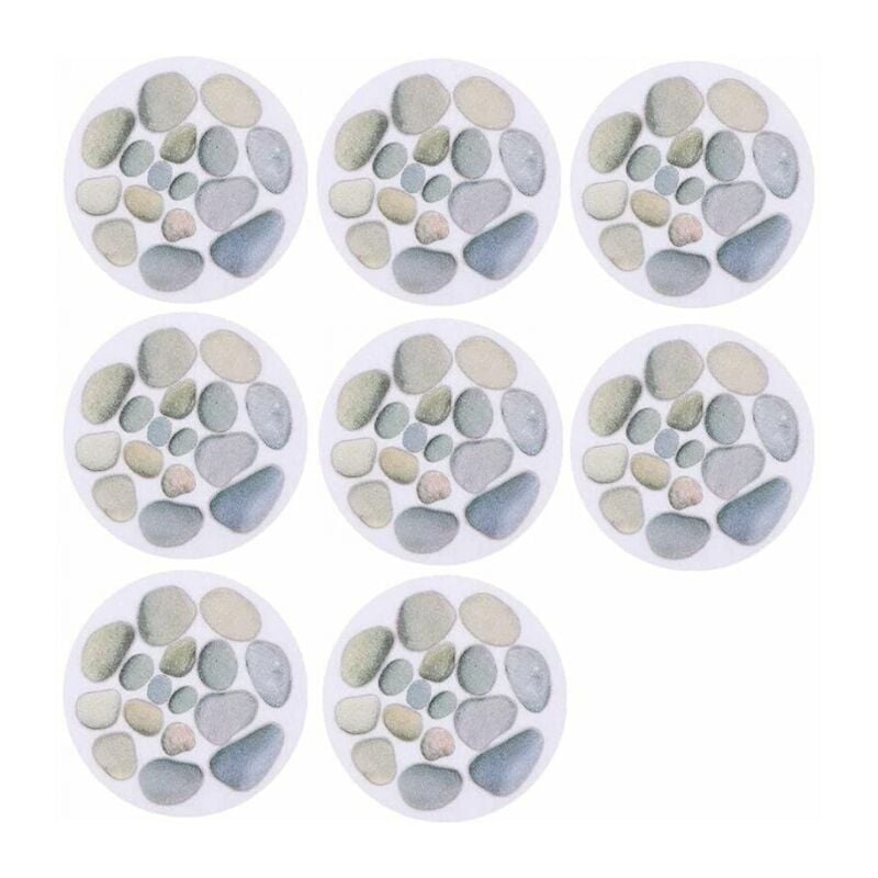 foto del prodotto cyslmuk 8 pezzi adesivi antiscivolo per vasca da bagno, adesivi antiscivolo, adesivi antiscivolo per vasca da bagno e doccia, adesivi impermeabili