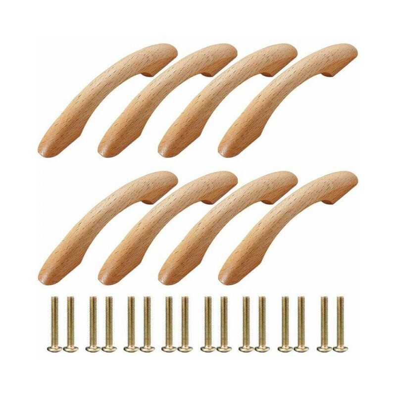 foto del prodotto cyslmuk 8 pezzi maniglie per mobili pomelli per porte maniglie per armadietti maniglie a forma di arco maniglie per mobili da cucina maniglie per