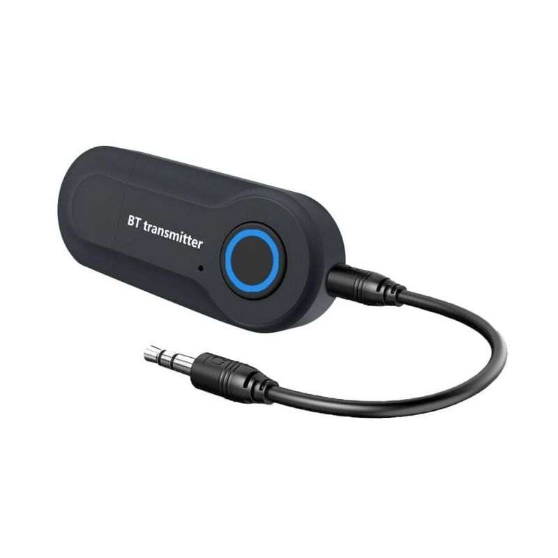 foto del prodotto cyslmuk adattatore audio bluetooth 5.0 trasmettitore ricevitore bluetooth per pc tv auto adattatore mittente rx aux da 3,5 mm ymyny