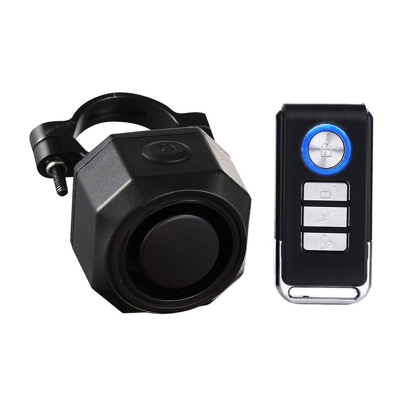foto del prodotto cyslmuk allarme antifurto per bici ricaricabile tramite usb, allarme per moto wireless con staffa di montaggio, scooter con telecomando,