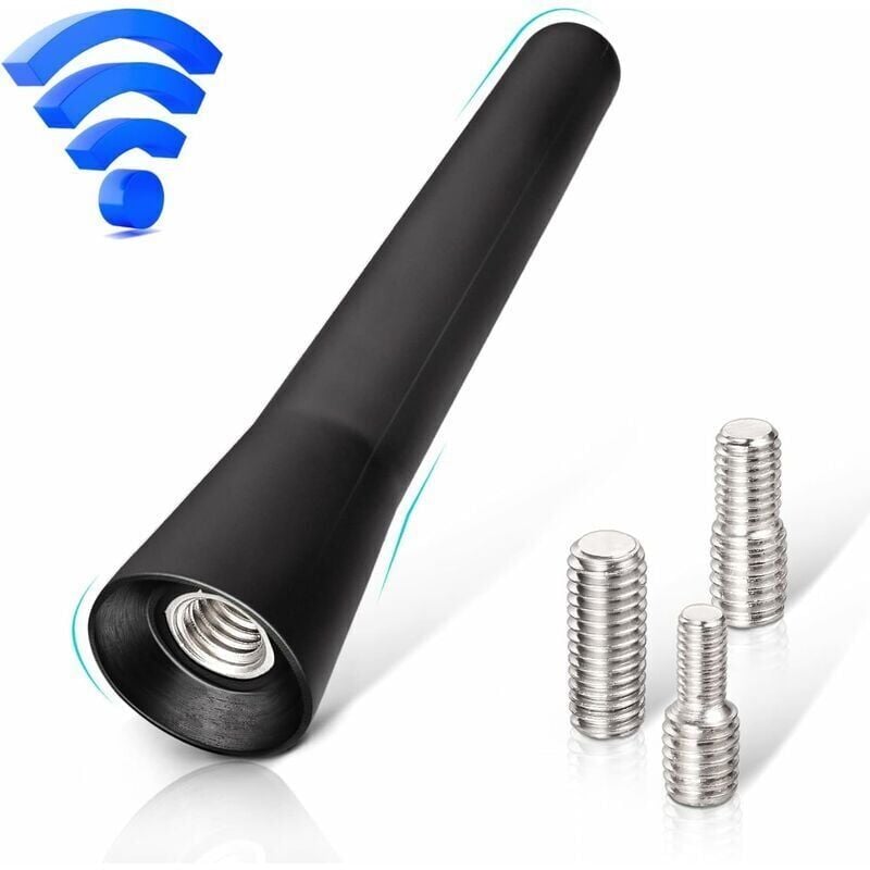 foto del prodotto cyslmuk antenna fm dab per auto, mini antenna radio per auto corta da 6,5 cm con potente ricezione fm am dab ymyny