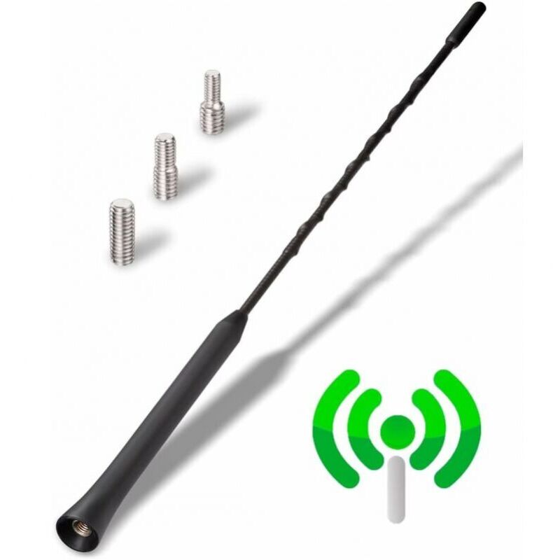 foto del prodotto cyslmuk antenna per auto potente da 23 cm antenna radio universale per auto per tutti i modelli di auto antenna radio per auto con ricezione