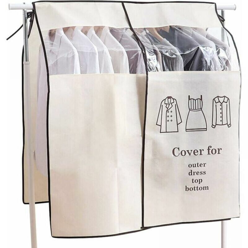 foto del prodotto cyslmuk beige copriabiti 90 110cm copriabiti antipolvere copriabiti universali