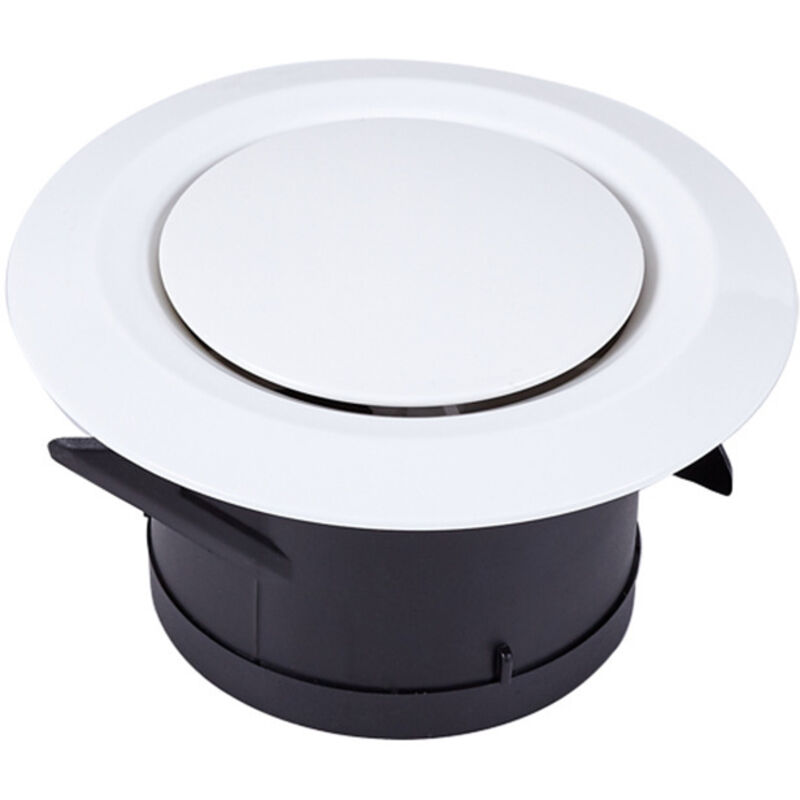 foto del prodotto cyslmuk bocchetta di estrazione e insufflazione aria 150, sl.gt 3 artigli snodati griglia di ventilazione rotonda in plastica orientabile
