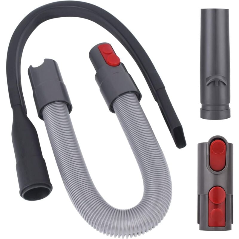 foto del prodotto cyslmuk bocchetta flessibile per fessure con connettore adattatore per aspirapolvere dyson v15 v11 v10 v8 v7, bocchetta lunga per fessure per la