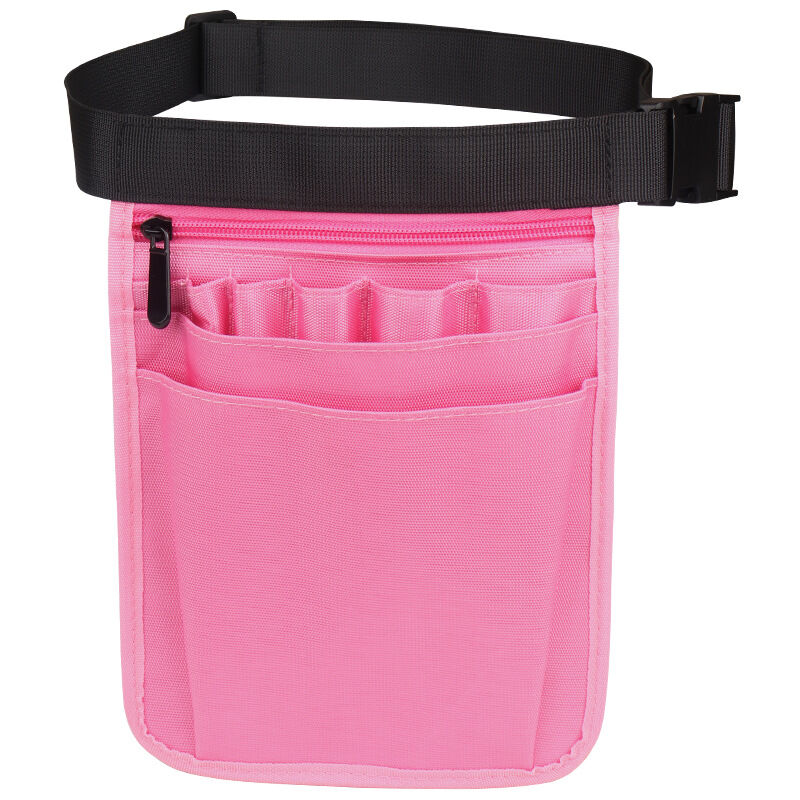 foto del prodotto cyslmuk borsa rosa per infermieri, borsa portautensili multifunzionale, borsa portaoggetti rosa per infermieri con cintura regolabile per