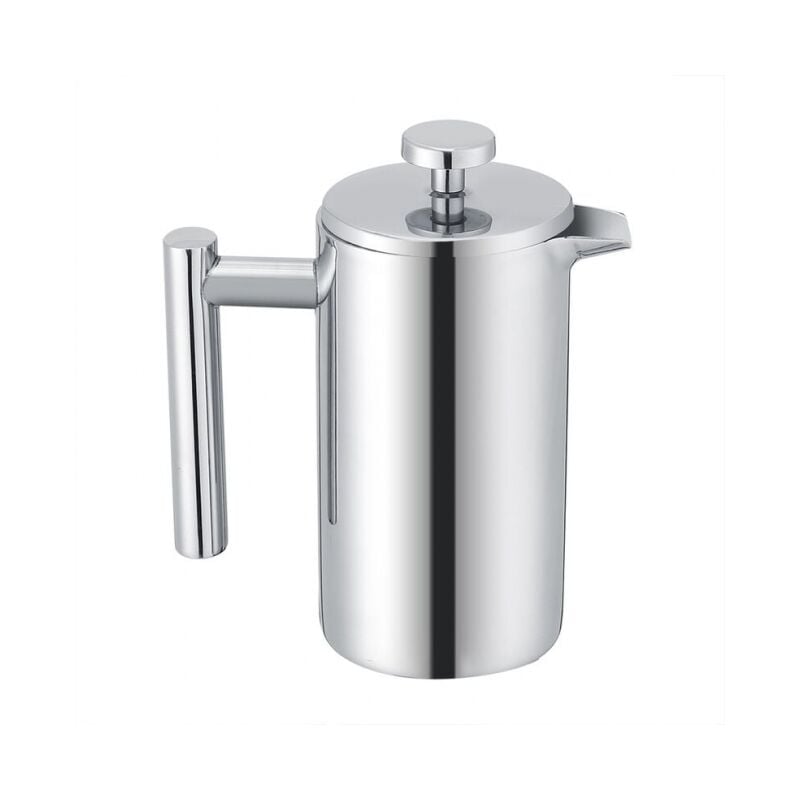 foto del prodotto cyslmuk caffettiera a doppia parete in acciaio inox da 1000 ml
