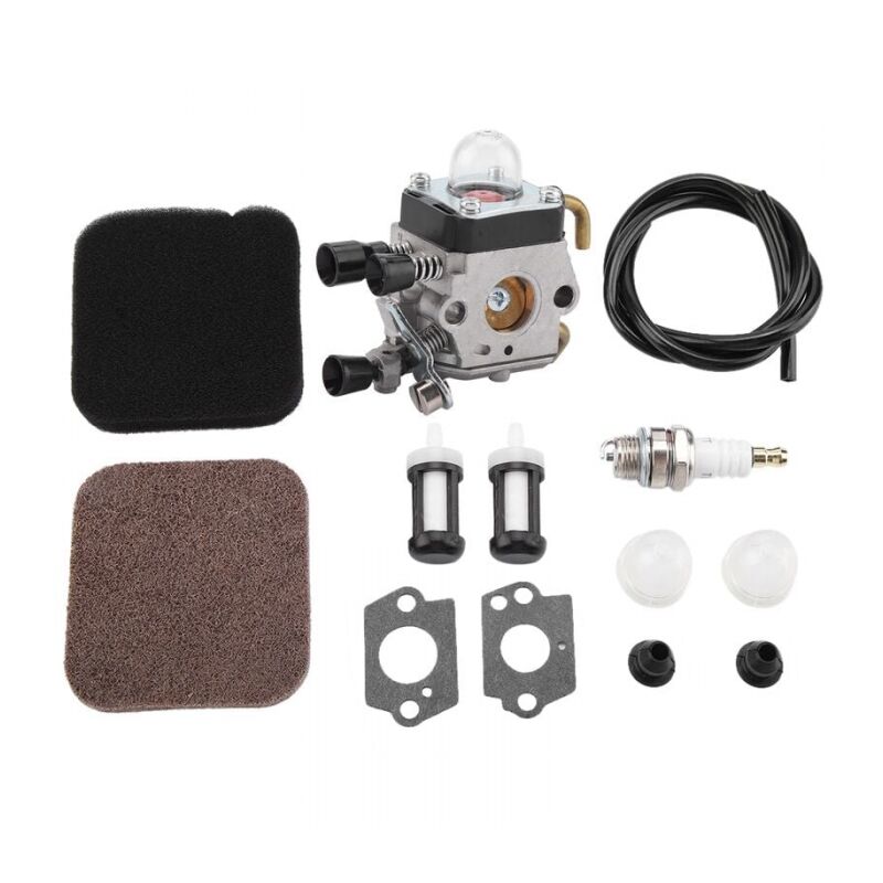 foto del prodotto cyslmuk carburatore e filtro aria per stihl fs75 fs80 fs85 fc85 ht70 hs75 ht75 hs80 carburatore, filtro aria loy