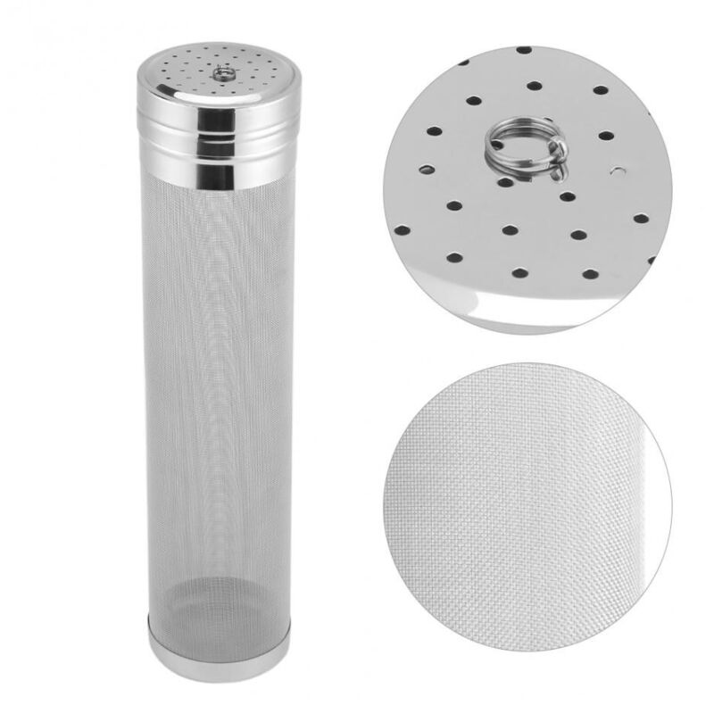 foto del prodotto cyslmuk cartuccia filtro secondaria per filtro per luppolo in acciaio inossidabile a maglie da 7 18 cm per filtri per caff domestico molto secchi