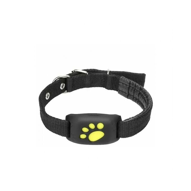 foto del prodotto cyslmuk collare gps per animali domestici, localizzatore gps per cani e gatti, anti smarrimento, in tempo reale, con microfono nero 