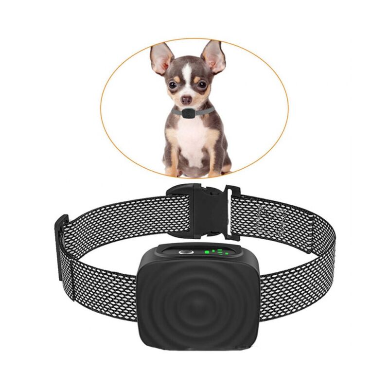 foto del prodotto cyslmuk collare per cani di piccola media taglia, 5 15 libbre, senza scosse, ricaricabile, antiabbaio, con sensibilit e resistenza regolabili,