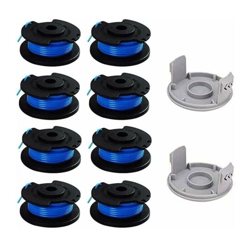 foto del prodotto cyslmuk confezione da 10 bobine di ricambio per tagliabordi ryobi thumb, compatibili con tagliabordi a batteria ryobi one ac14rl3a, 8 bobine 2