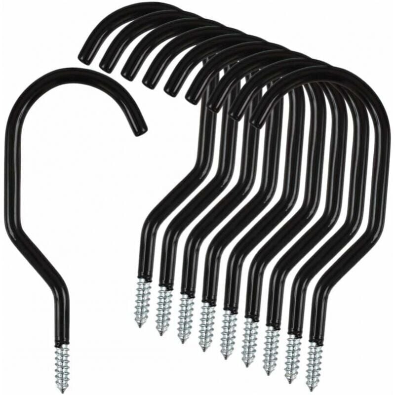 foto del prodotto cyslmuk confezione da 10 ganci portabici in acciaio inossidabile, gancio per bicicletta da parete