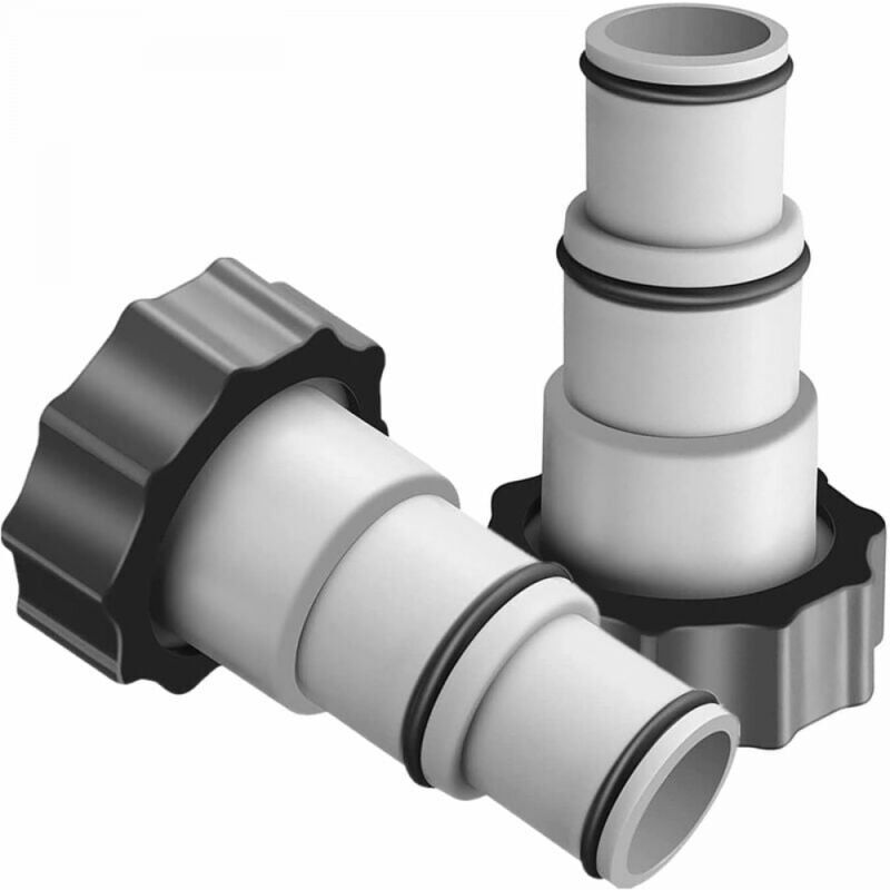 foto del prodotto cyslmuk - confezione da 2 adattatori a per piscina intex - adattatore tubo flessibile di ricambio per pompa - serie a - con filettatura interna per avvitare - connettore
