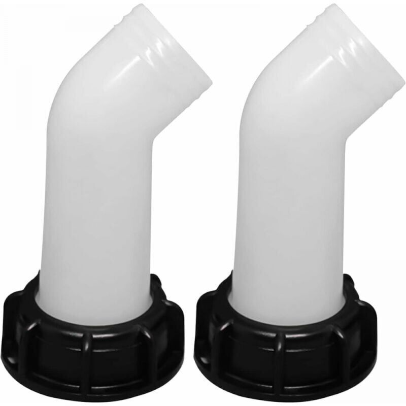foto del prodotto cyslmuk confezione da 2, include dado di scarico, beccuccio per serbatoio ibc, connettore per valvola da 1000 l, adattatore per tubo di prolunga,