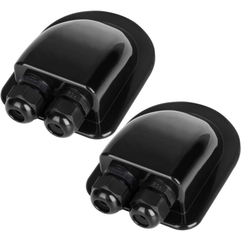 foto del prodotto cyslmuk confezione da 2 ip68 guarnizione per tetto scatola di accesso cavi impermeabile solare scatola di accesso cavi doppia resistente alle