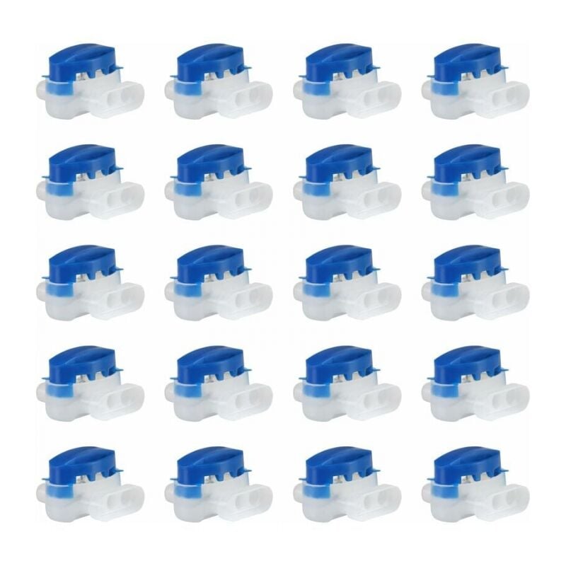foto del prodotto cyslmuk confezione da 20 connettori per cavi riempiti di resina per robot tosaerba automower