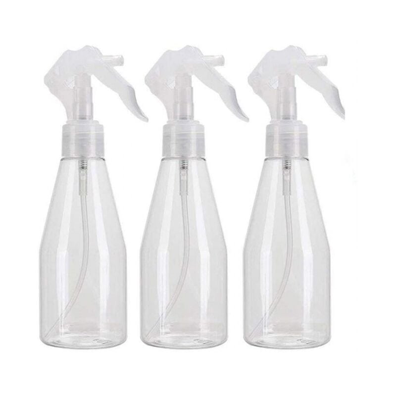 foto del prodotto cyslmuk confezione da 3 flaconi spray da giardino da 200 ml, spruzzatore trasparente per giardinaggio, pulizia, parrucchiere