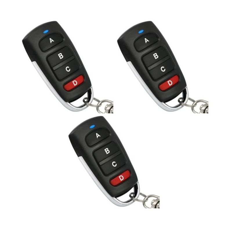 foto del prodotto cyslmuk confezione da 3 telecomandi di ricambio universali per cancello elettrico da garage 433 mhz ymyny
