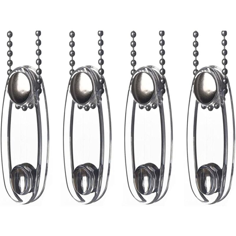 foto del prodotto cyslmuk confezione da 4 accessori per tende, pesi in plastica per finestre verticali, tende a rullo, persiane, maniglia di sicurezza in plastica