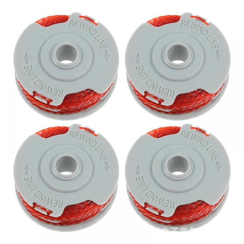 foto del prodotto cyslmuk confezione da 4 bobine di filo per decespugliatore da 10 m, bobine di ricambio per decespugliatore, filo di nylon, adatto a tutti i