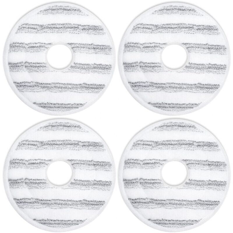 foto del prodotto cyslmuk confezione da 4 per vileda spin and clean mop refill, lavabile e riutilizzabile refill per vileda spin mop head replacement,grigio