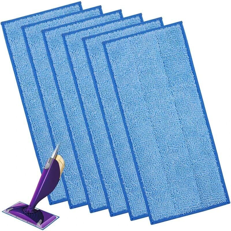 foto del prodotto cyslmuk confezione da 6 salviette riutilizzabili, salviette di ricarica blu