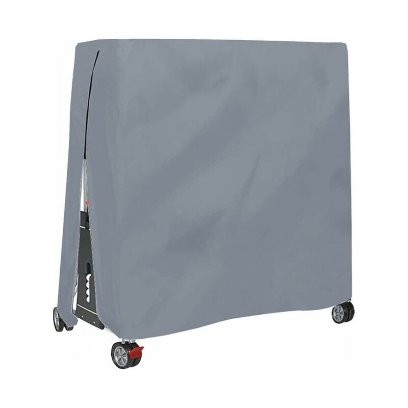 foto del prodotto cyslmuk copertura per tavolo da ping pong 165x70x185cm, impermeabile, antivento, anti uv, in tessuto oxford resistente, con cerniera e coulisse