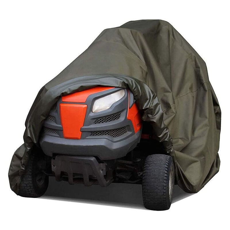 foto del prodotto cyslmuk copertura per tosaerba da 140x66x91cm, impermeabile, resistente, durevole, resistente ai raggi uv e all acqua per trattorini da giardino da