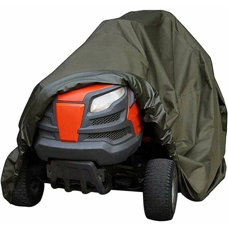 foto del prodotto cyslmuk copertura per tosaerba, impermeabile, resistente, resistente ai raggi uv, impermeabile, per trattori da giardino, interni ed esterni, verde