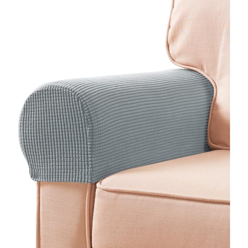 foto del prodotto cyslmuk copripoltrona, set di 2 copribraccioli in tessuto elasticizzato spandex, impermeabili e antiscivolo per poltrone, divani e poltrone
