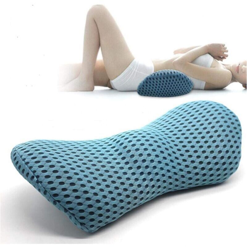 foto del prodotto cyslmuk cuscino lombare per auto, cuscino lombare con memory foam
