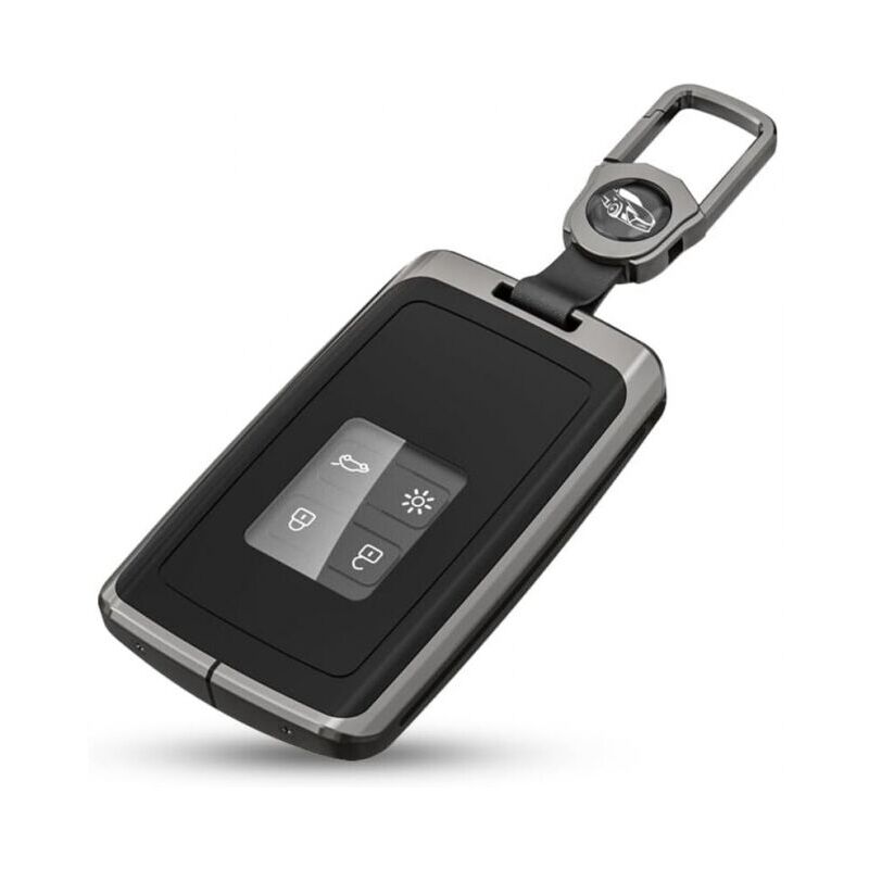 foto del prodotto cyslmuk custodia per chiave auto compatibile con renault custodia per chiave auto in lega di zinco per renault clio scenic megane duster sandero