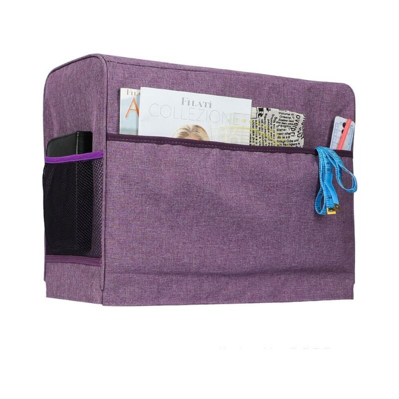 foto del prodotto cyslmuk custodia per macchina da cucire per la maggior parte delle macchine da cucire standard, borsa da viaggio universale con 2 tasche