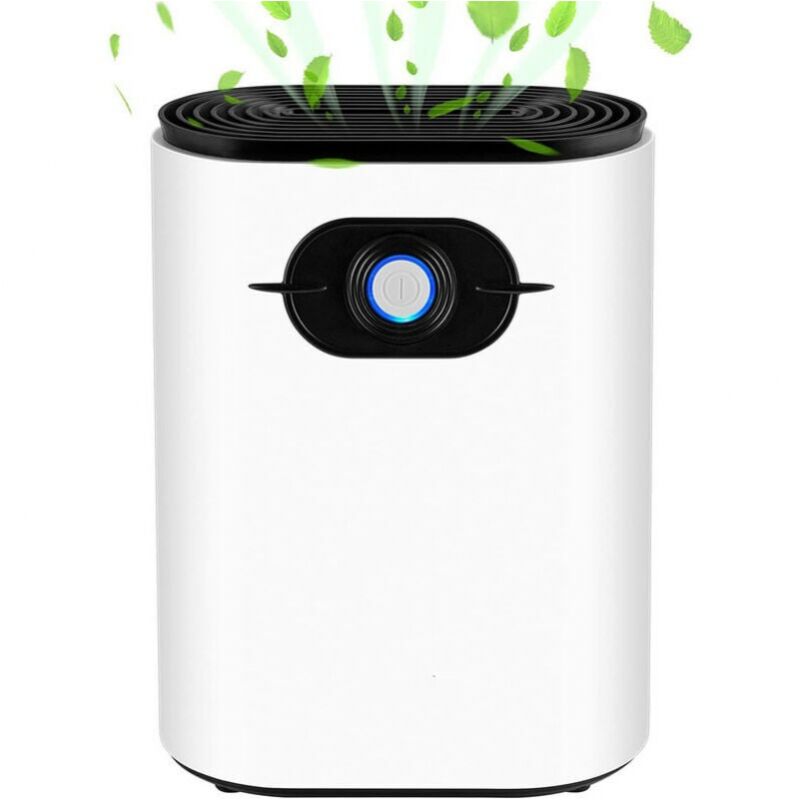 foto del prodotto cyslmuk deumidificatore portatile da 1200 ml, deumidificatore d aria, assorbitore di umidit , serbatoio d acqua.