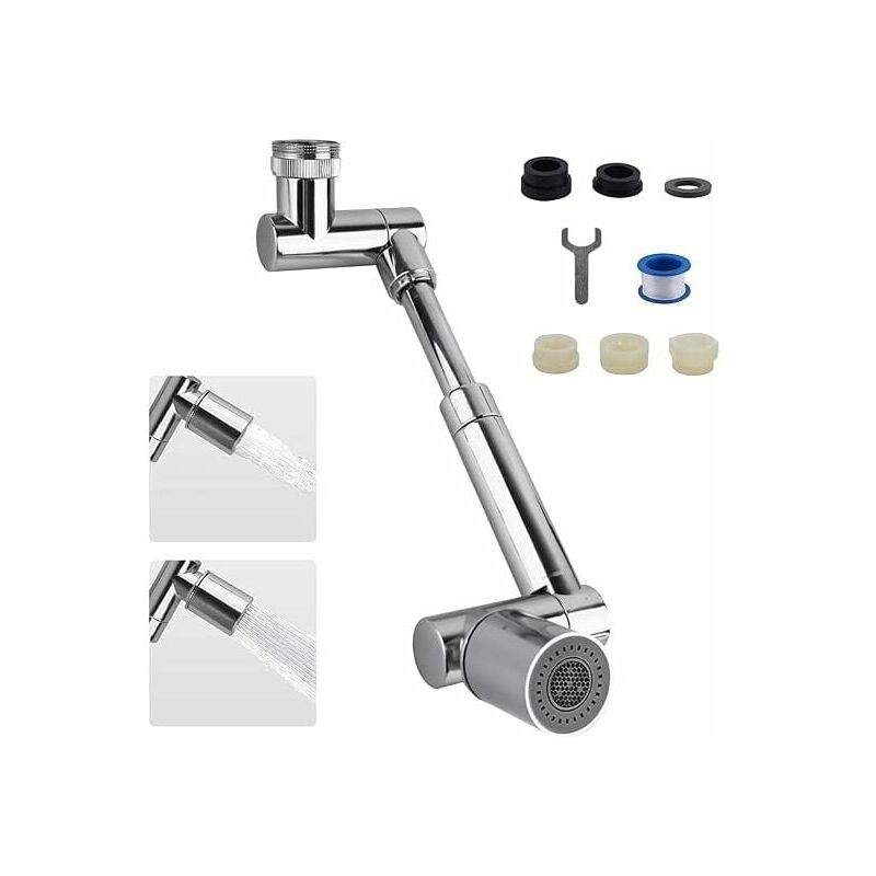 foto del prodotto cyslmuk estensione rubinetto 1440 , 2 modalit di spruzzo, rubinetto da cucina multifunzione, filtro antispruzzo, rubinetto girevole